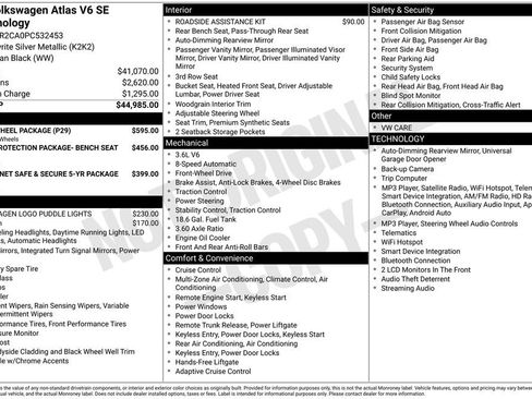 Used 2023 Volkswagen Atlas SE w/ Black Wheel Package FWD image 1