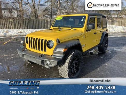 Certified 2020 Jeep Wrangler Unlimited Sport S image 1