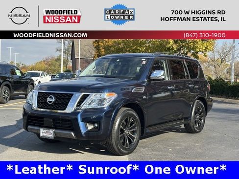 Used 2020 Nissan Armada Platinum w/ Captain's Chairs Package image 1
