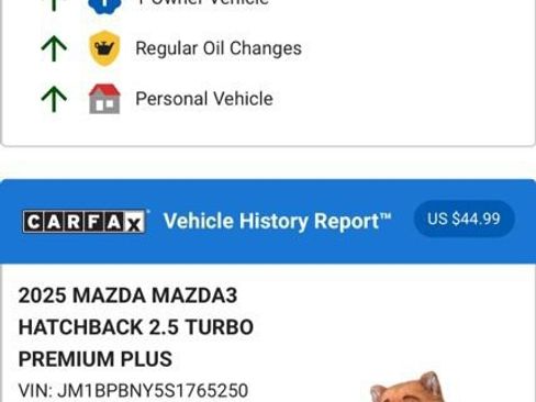 Used 2025 MAZDA MAZDA3 Hatchback w/Premium Plus Pkg image 4