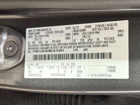 Used 2021 Ford Escape SEL w/ SEL Stealth AWD Package image 30
