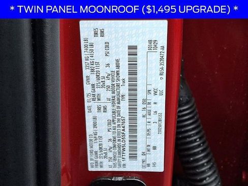 Certified 2025 Ford F150 Lariat w/ Equipment Group 501A Mid image 28