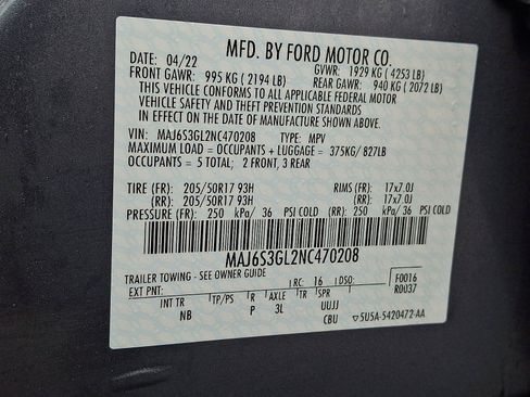 Certified 2022 Ford EcoSport SE w/ SE Appearance Package image 26