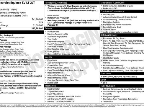 New 2026 Chevrolet Equinox EV LT image 26