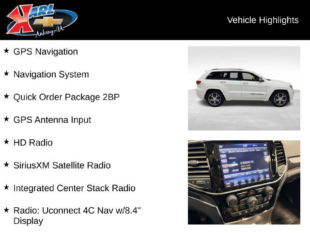 Used 2020 Jeep Grand Cherokee Overland AWD/4WD image 2