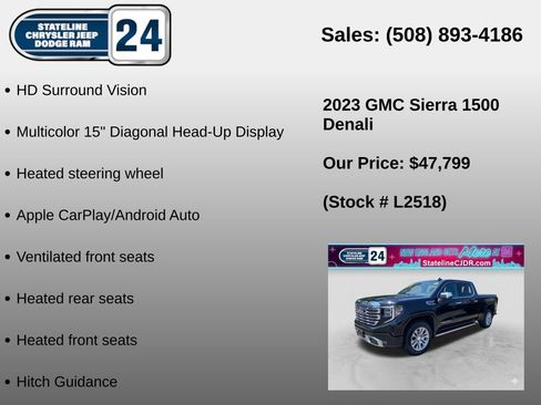Used 2023 GMC Sierra 1500 Denali w/ Technology Package AWD/4WD image 10