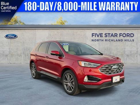 Certified 2021 Ford Edge Titanium w/ Equipment Group 301A image 2