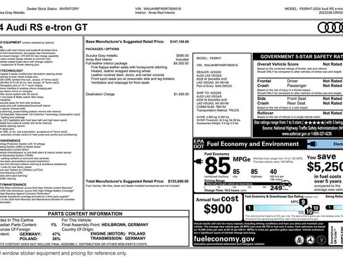 Used 2024 Audi RS e-tron GT image 2