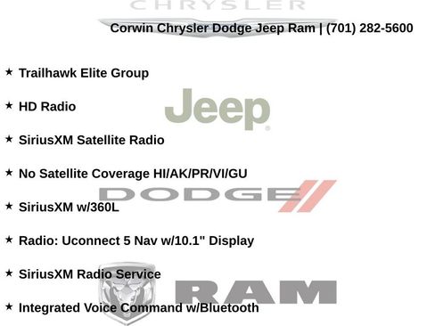 Used 2022 Jeep Compass Trailhawk w/ Trailhawk Elite Group AWD/4WD image 16