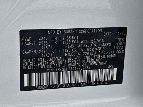 New 2026 Subaru Crosstrek 2.5i Wilderness AWD/4WD image 28