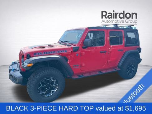 Used 2022 Jeep Wrangler Unlimited Rubicon 4xe AWD/4WD image 3
