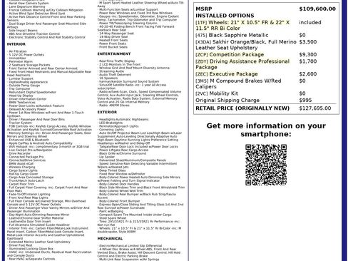 Used 2022 BMW X6 M w/ Competition Package image 3