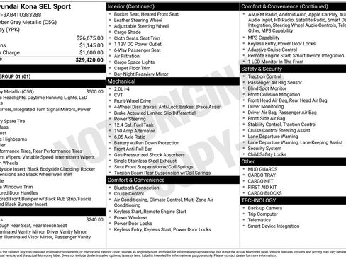 New 2026 Hyundai Kona SEL Sport image 20