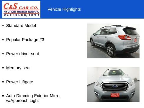 Used 2019 Subaru Ascent Limited w/ Popular Package #3 AWD/4WD image 7