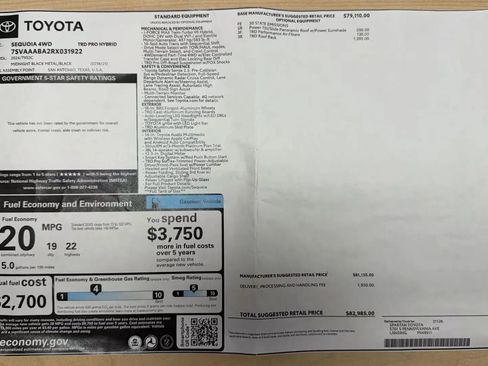 Used 2024 Toyota Sequoia TRD Pro image 33