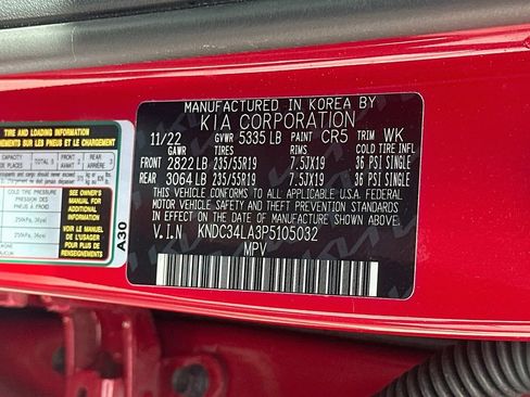 Certified 2023 Kia EV6 Wind RWD image 32