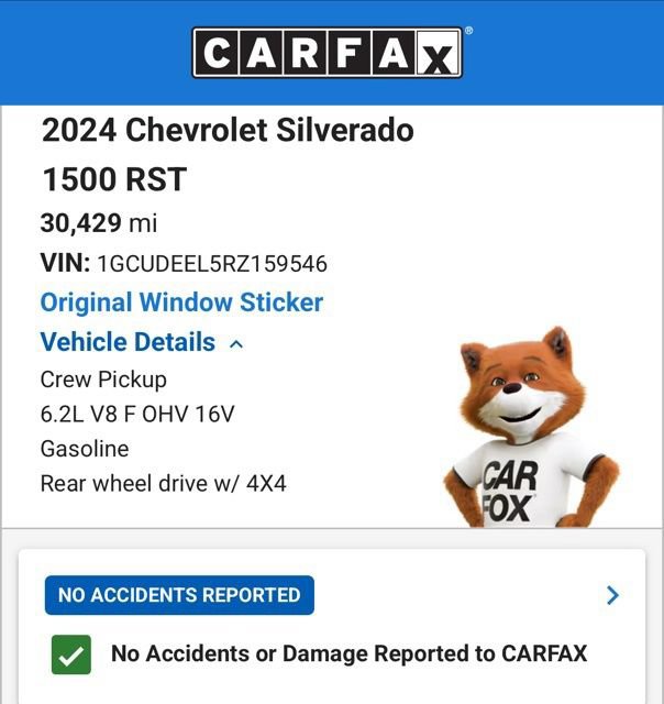 Used 2024 Chevrolet Silverado 1500 RST w/ Convenience Package II AWD/4WD image 6
