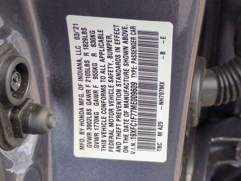 Used 2021 Honda Civic EX-L image 37