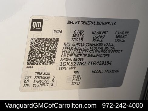 New 2026 GMC Yukon XL AT4 Ultimate w/ LPO, Floor Liner Package AWD/4WD image 27