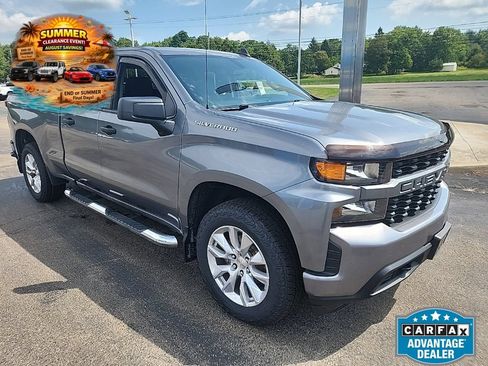 Used 2021 Chevrolet Silverado 1500 Custom AWD/4WD image 1