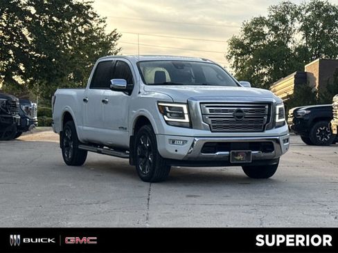 Used 2021 Nissan Titan Platinum Reserve w/ Moonroof Package AWD/4WD image 1