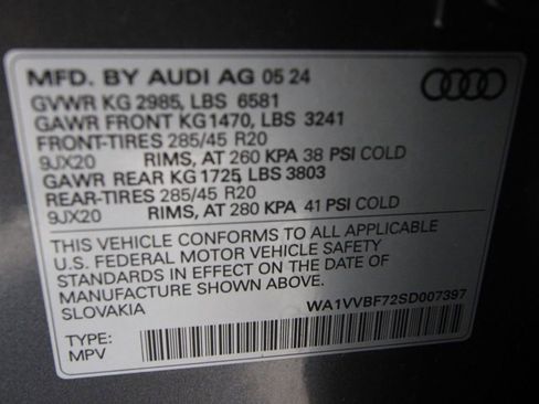 Used 2025 Audi Q7 3.0T Prestige w/ Prestige Package AWD/4WD image 45