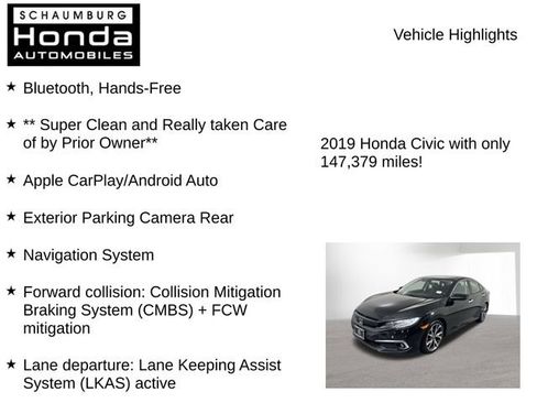 Used 2019 Honda Civic Touring image 7