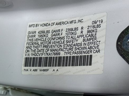 Used 2019 Honda Accord LX image 40