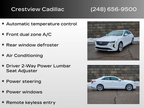 Certified 2023 Cadillac CT4 Premium Luxury w/ Climate Package image 30