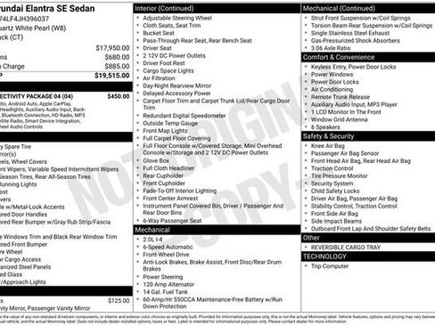 Used 2018 Hyundai Elantra SE w/ SE Connectivity Package 04 image 4