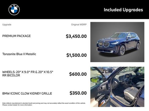 New 2026 BMW X3 xDrive30i w/ Premium Package AWD/4WD image 4
