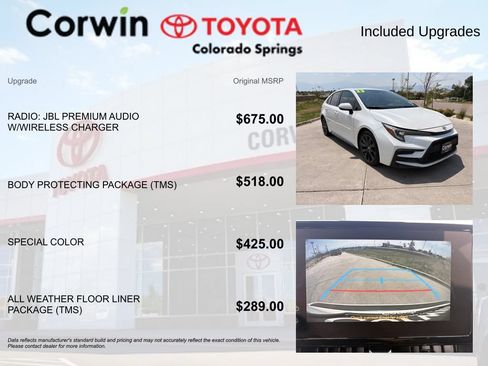 Used 2023 Toyota Corolla XSE w/ Body Protecting Package (TMS) FWD image 4