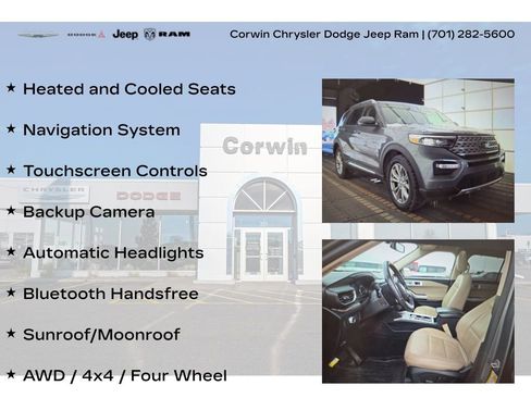 Used 2022 Ford Explorer Limited w/ Class IV Trailer Tow Package image 8