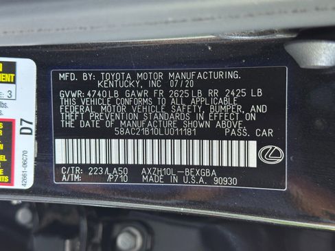 Used 2020 Lexus ES 300h FWD image 42