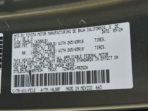 Certified 2024 Toyota Tacoma TRD Sport image 31