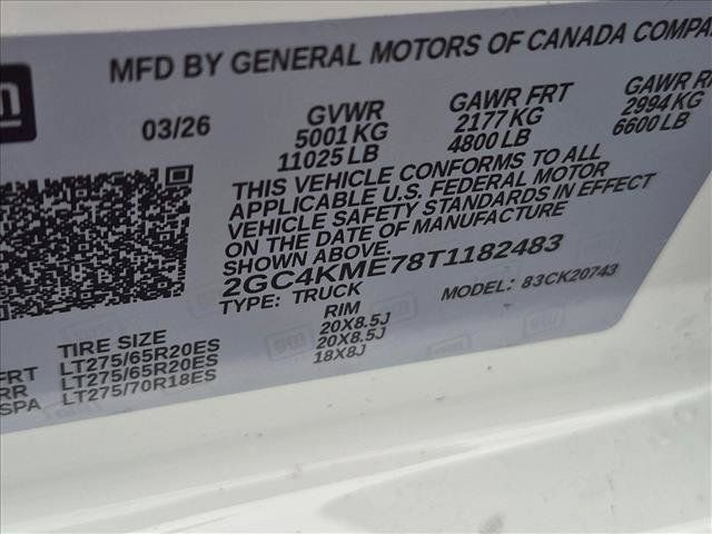 Used 2026 Chevrolet Silverado 2500 Custom w/ Custom Value Package AWD/4WD image 23