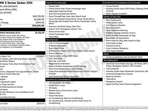 Used 2020 BMW 330i Sedan w/ Convenience Package image 14