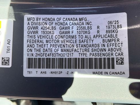 Used 2026 Honda Civic FWD Hybrid Sedan image 31
