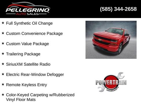 Used 2018 Chevrolet Silverado 1500 Custom w/ Custom Value Package image 2