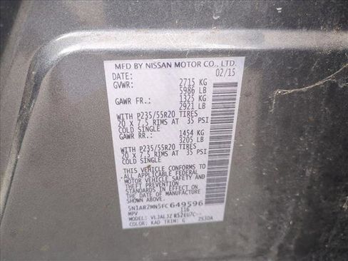 Used 2015 Nissan Pathfinder Platinum w/ Family Entertainment Package image 15