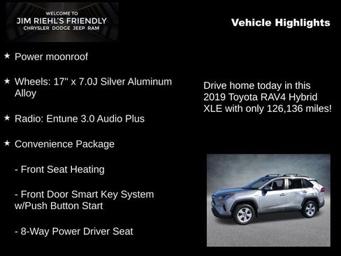 Used 2019 Toyota RAV4 XLE image 5