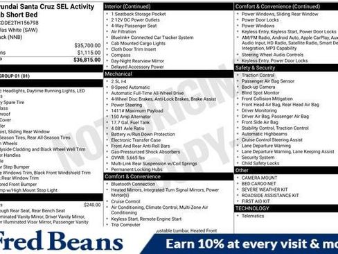 New 2026 Hyundai Santa Cruz SEL image 1
