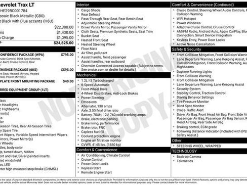 Used 2024 Chevrolet Trax LT w/ Driver Confidence Package FWD image 4