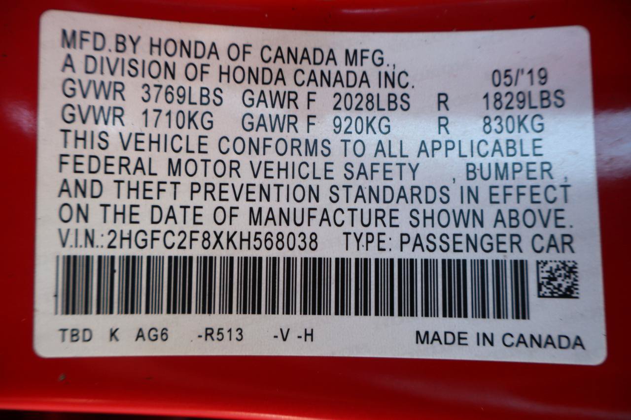 Used 2019 Honda Civic Sport image 36