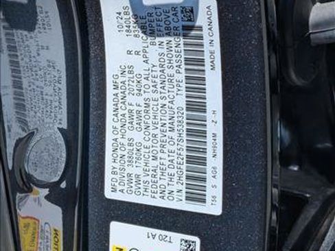 Certified 2025 Honda Civic Sport image 24