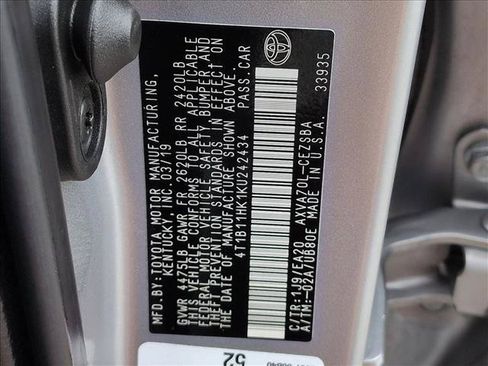 Used 2019 Toyota Camry SE FWD image 29