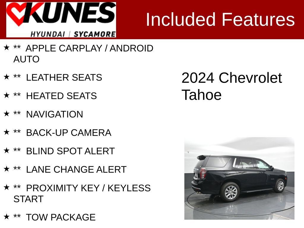 Used 2024 Chevrolet Tahoe Premier AWD/4WD image 2