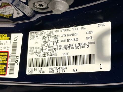 New 2026 Toyota Tundra SR5 AWD/4WD image 25