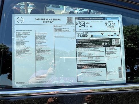 New 2025 Nissan Sentra SV image 13