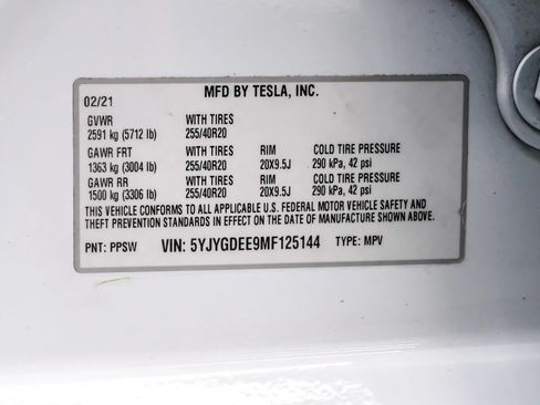 Used 2021 Tesla Model Y Long Range AWD/4WD image 66